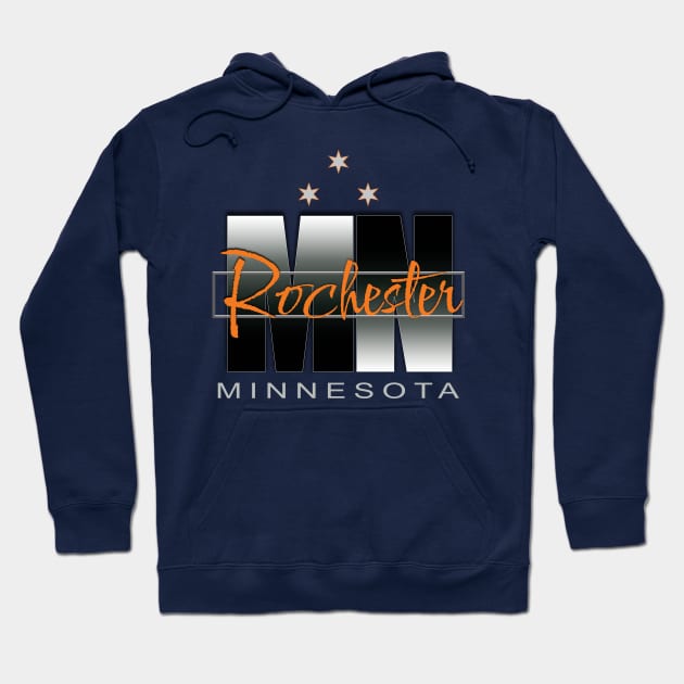 Rochester Mn Hoodie by TeeText